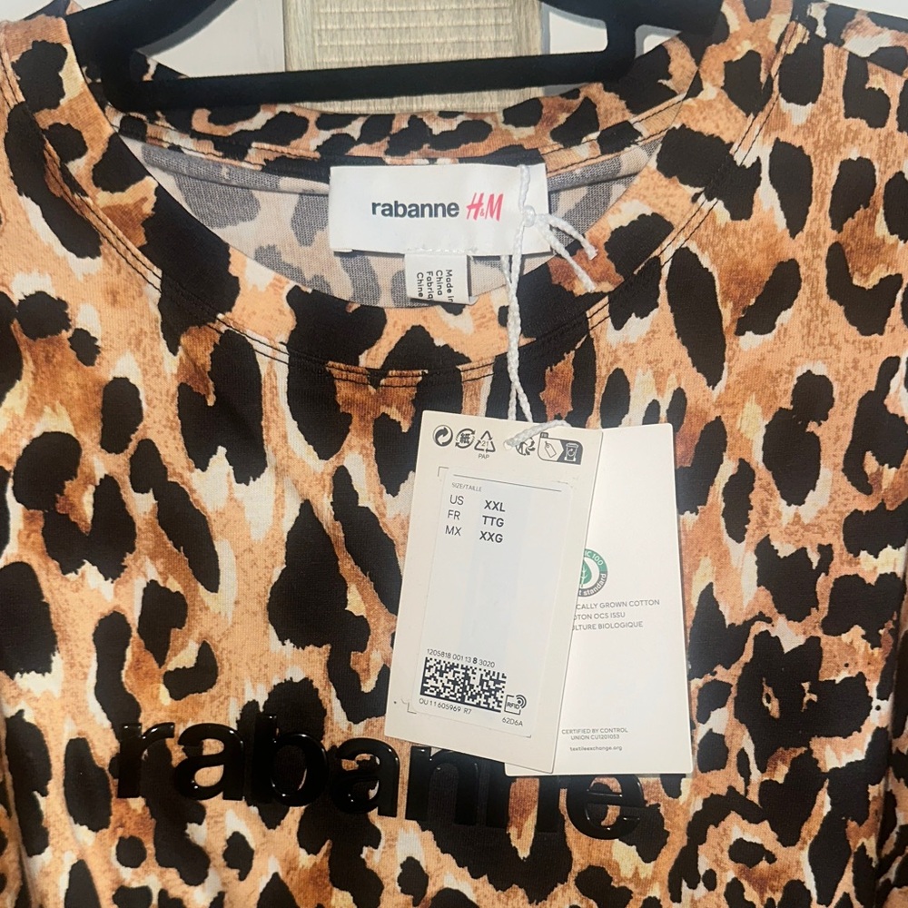 Paco Rabanne Leopard Print Top - Picture 6 of 7
